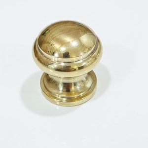 Unlacquered Solid Brass Ball Cabinet Knobs, Cabinet & Drawer Pull. - Image 14