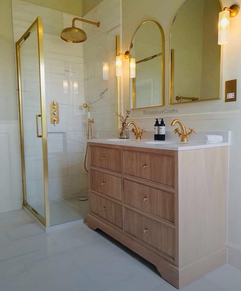 SingleHole Bathroom Faucet Unlacquered Brass - Image 6