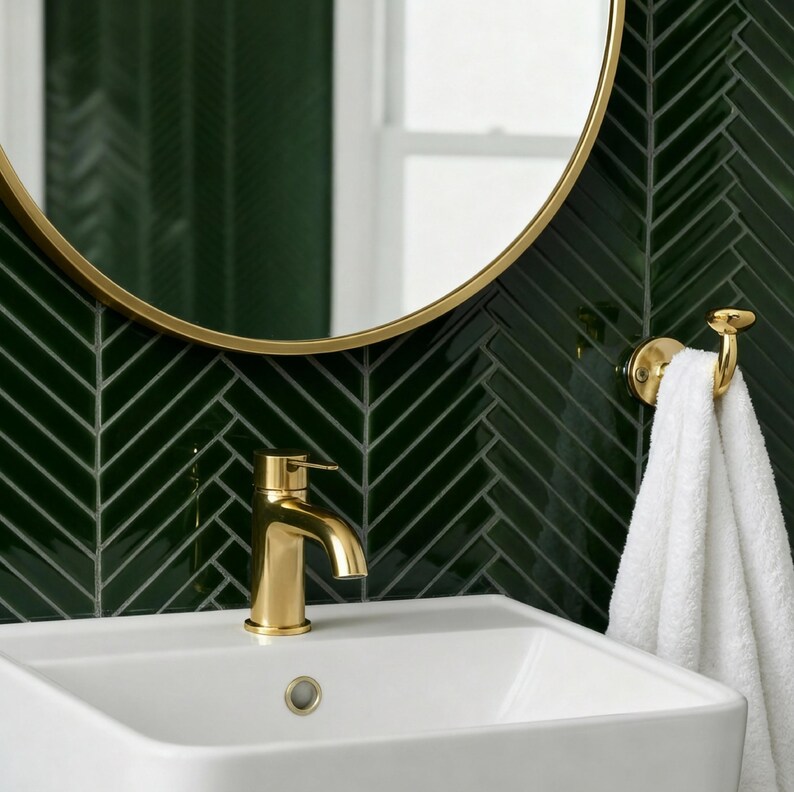 Handmade Unlacquered Brass Wall Hook, Vintage Style - Image 2